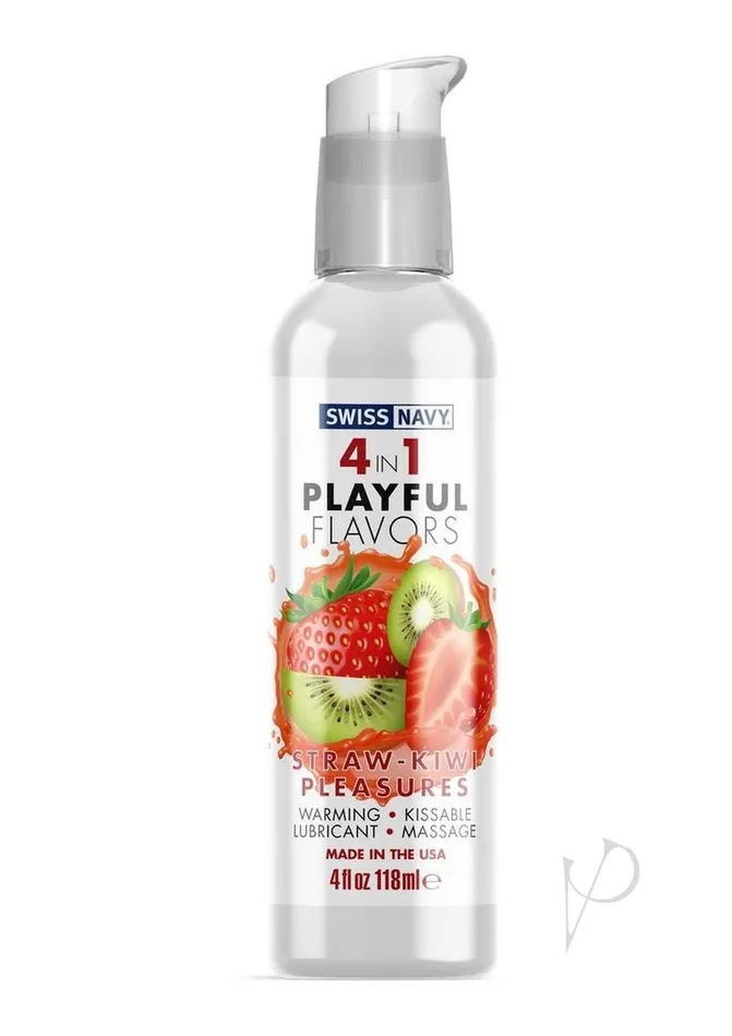Female Sex Toys Swiss Navy Swiss Navy 4 In 1 Flavored Lubricant 4oz StrawberryKiwi Pleasure Female Sex Toys Swiss Navy Swiss Navy 4 In 1 Flavored Lubricant 4oz StrawberryKiwi Pleasure