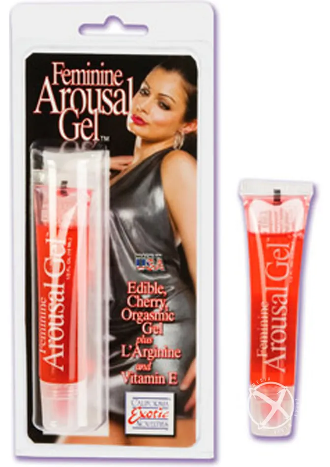 Feminine Arousal Gel Cherry 5oz Cal Exotics Enhancers