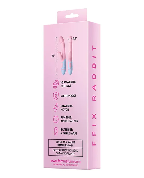 Femme Funn Ffix Rabbit PinkBlue Femme Funn Vibrators