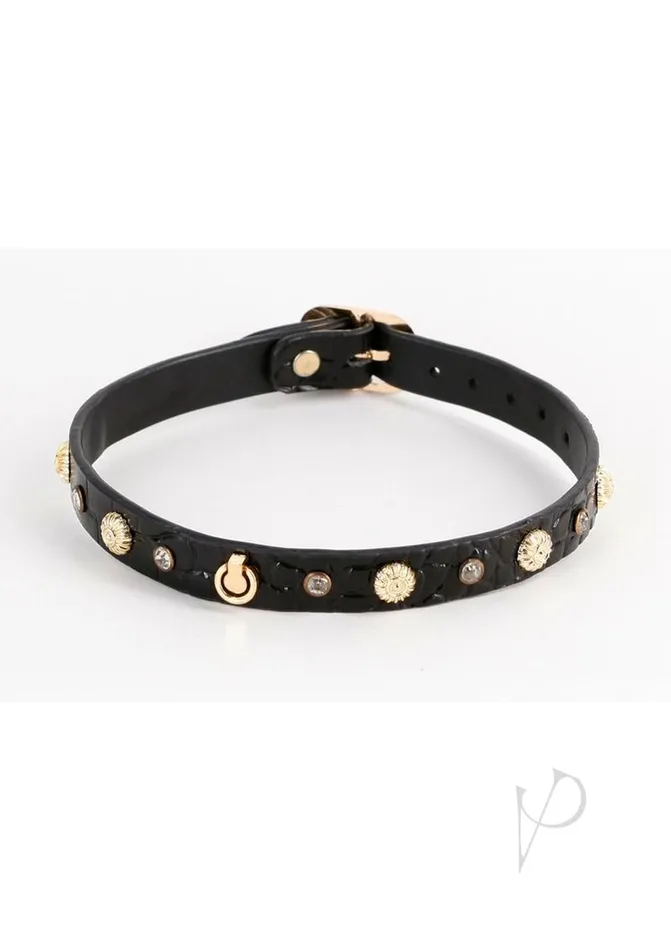 Fetish and Fashion Alina Collar BlackGold Fetish And Fashion Anal Fetish and Fashion Alina Collar BlackGold Fetish And Fashion Anal