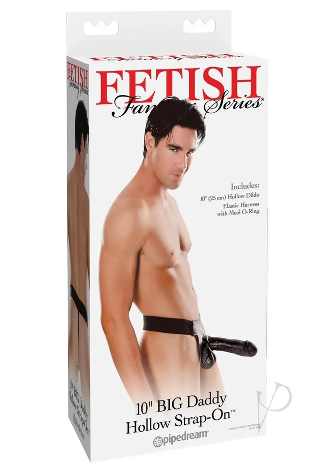 Fetish Fantasy Series Big Daddy Hollow StrapOn Dildo 10in Black Fetish Fantasy Series Female Sex Toys Fetish Fantasy Series Big Daddy Hollow StrapOn Dildo 10in Black Fetish Fantasy Series Female Sex Toys