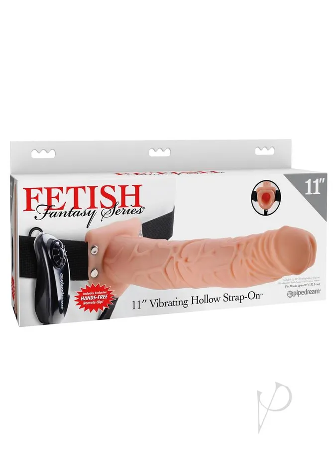 Fetish Fantasy Series Vibrating Hollow StrapOn Dildo and Harness with Wired Remote Control 11in Vanilla Fetish Fantasy Series Female Sex Toys Fetish Fantasy Series Vibrating Hollow StrapOn Dildo and Harness with Wired Remote Control 11in Vanilla Fetish Fantasy Series Female Sex Toys