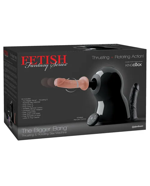 Fetish Fantasy The Bigger Bang Thrusting and Rotating Sex Machine Fetish Fantasy Series Female Sex Toys
