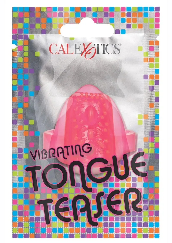 Foil Pack Vibrating Tongue Teaser Pink Fun Packs Vibrators