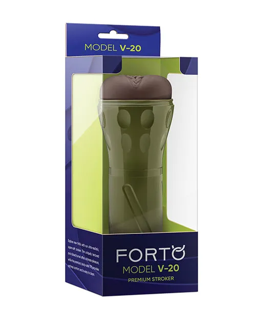 Forto Model V20 HardSide Vagina Masturbator Dark Forto Male Sex Toys