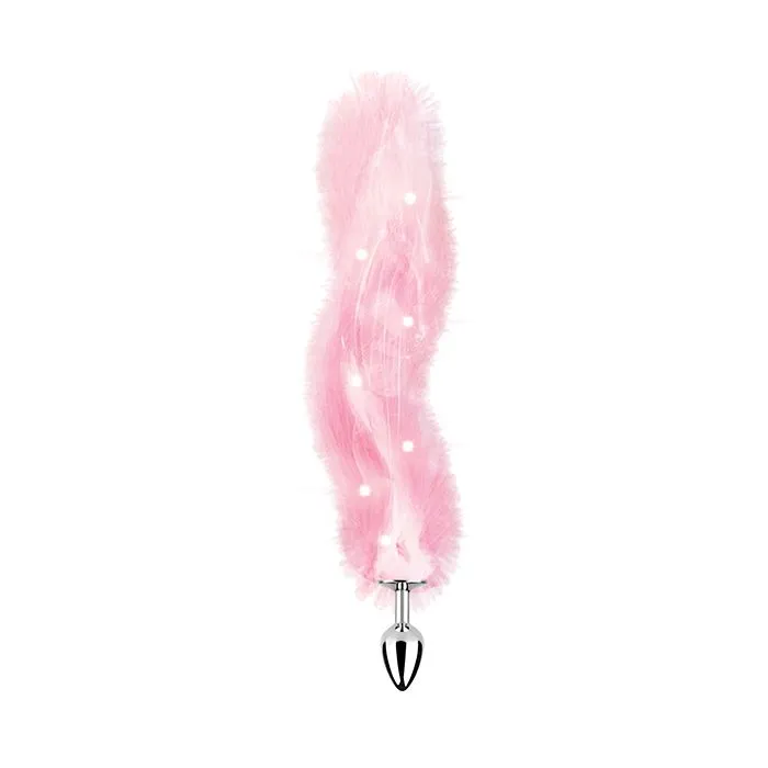 Foxy Tail Light Up Faux Fur Butt Plug Hott Anal
