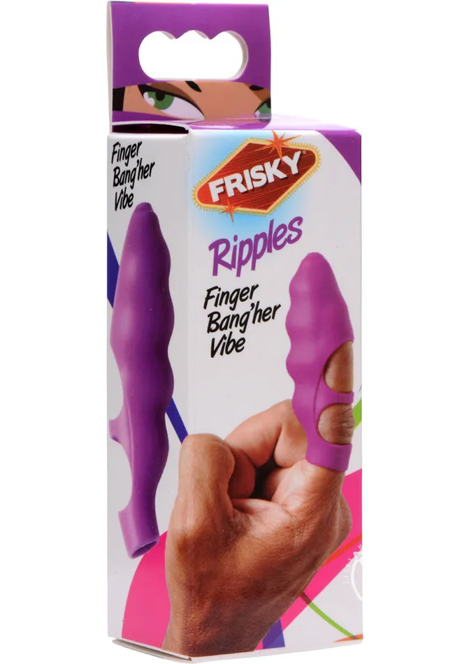Frisky Vibrators Frisky Finger Bangher Vibrator Purple