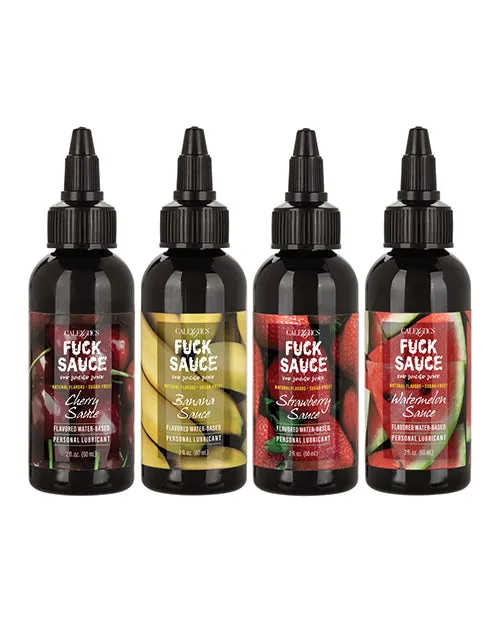 Fuck Sauce Fuck Sauce Flavored Water Based Personal Lubricant Variety 2oz 4 pack Sexual Health Wellbeing Fuck Sauce Fuck Sauce Flavored Water Based Personal Lubricant Variety 2oz 4 pack Sexual Health Wellbeing