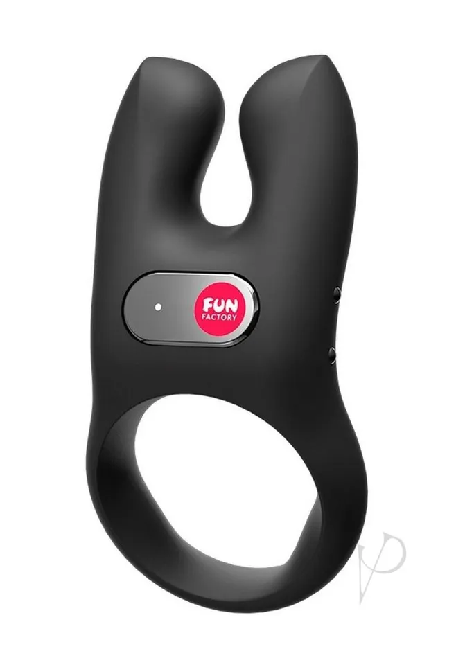 Fun Factory Nos Silicone Vibrating Couples Cock Ring Black Couples Fun Factory Nos Silicone Vibrating Couples Cock Ring Black Couples