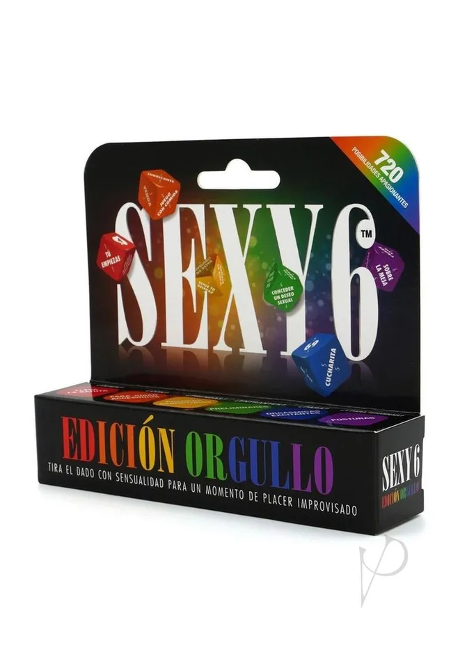 Games Sexy 6 Sexy 6 Pride Edition Dice Game Spanish