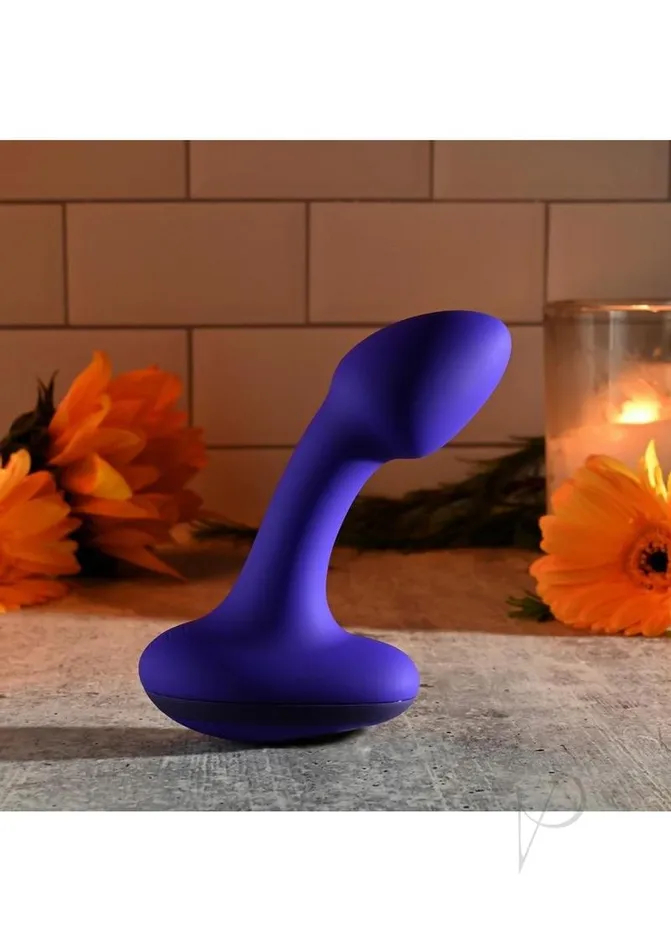 Gender X Anybodys Plug Rechargeable Silicone Vibrating Butt Plug Blue Gender X Anal