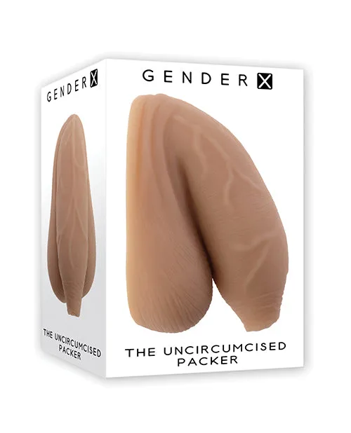 Gender X TPE Uncircumsized Packer Dildo Caramel Gender X Dildos