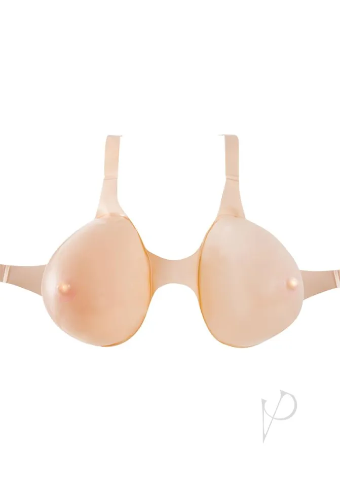 Get It On Inflatable Strap On Boobs F Cup Vanilla Nasstoys Female Sex Toys