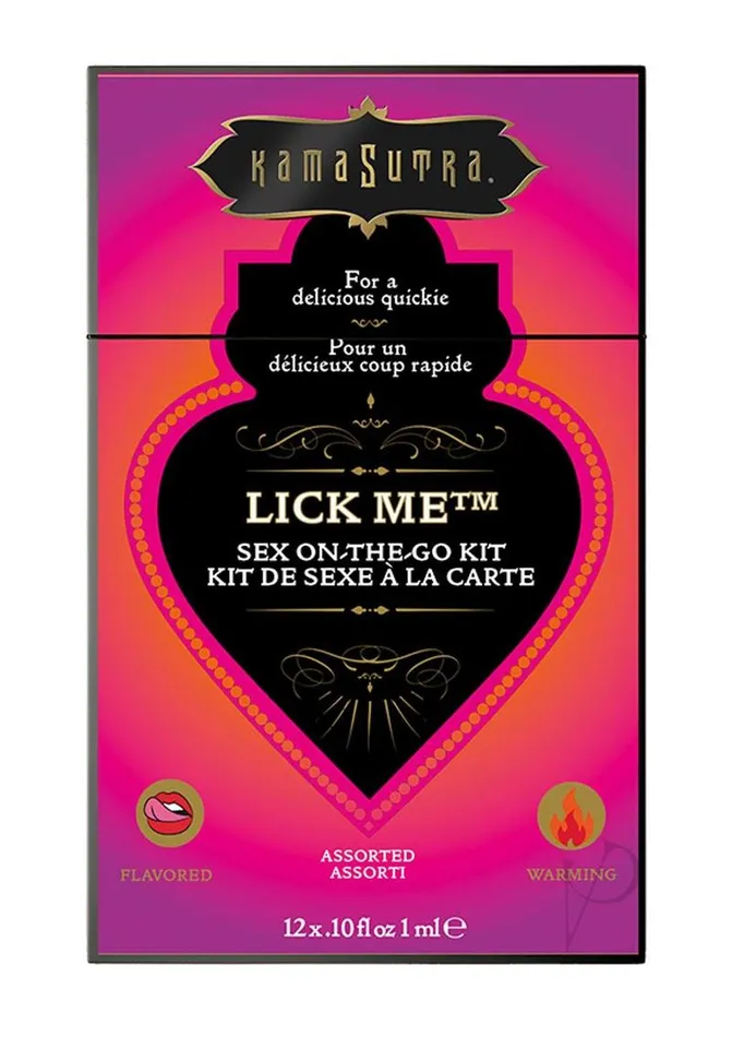 Gift Sets And Travel Kits Couples Kama Sutra Lick Me SexToGo Kit