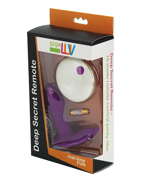 Gigaluv Anal GigaLuv Deep Secret Remote Purple Gigaluv Anal GigaLuv Deep Secret Remote Purple