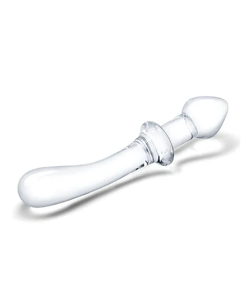 Glas Dildos Glas Classic Curved DualEnded Dildo 9in Clear Glas Dildos Glas Classic Curved DualEnded Dildo 9in Clear