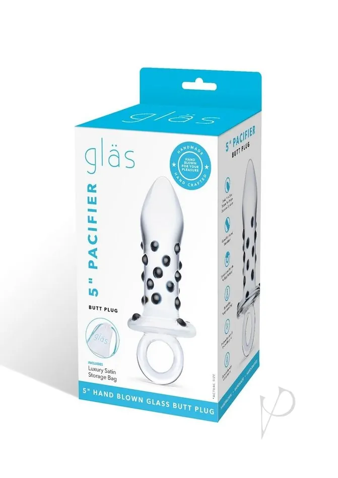 Glas Pacifier Butt Plug Glas Anal