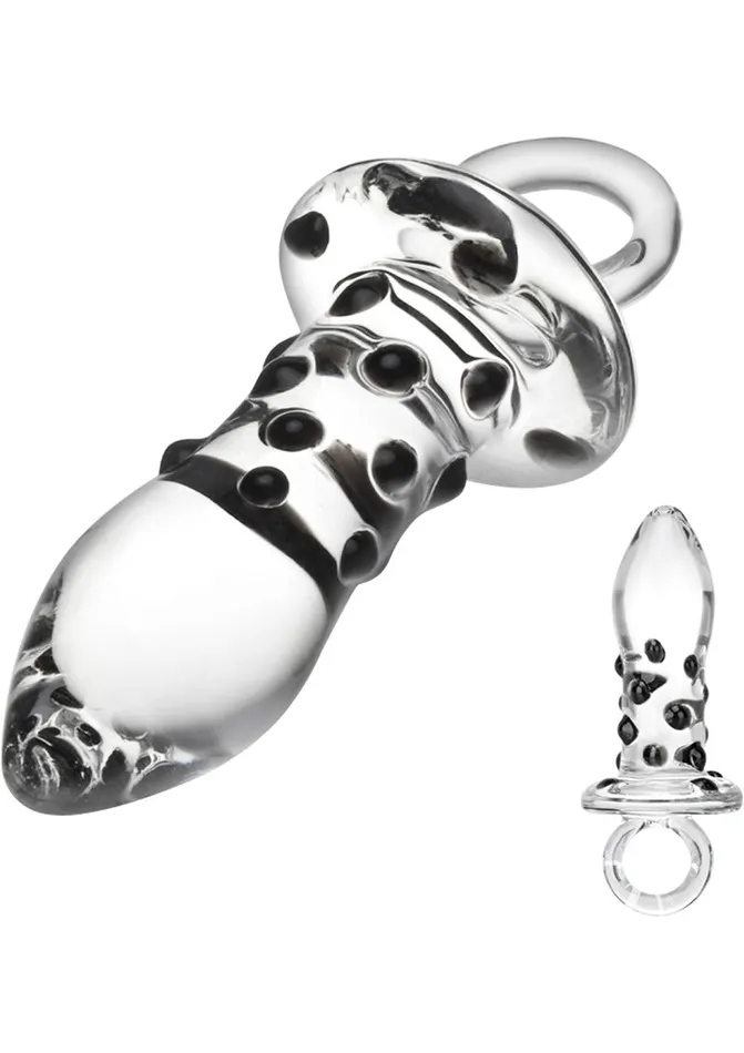 Glas Pacifier Butt Plug Glas Anal Glas Pacifier Butt Plug Glas Anal