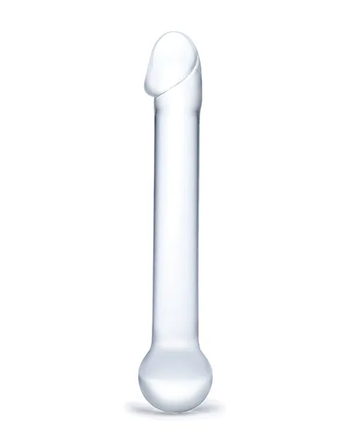 Glas Realistic Head Glass Dildo 7in Clear Glas Dildos