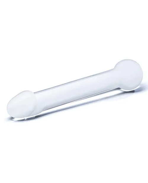 Glas Realistic Head Glass Dildo 7in Clear Glas Dildos