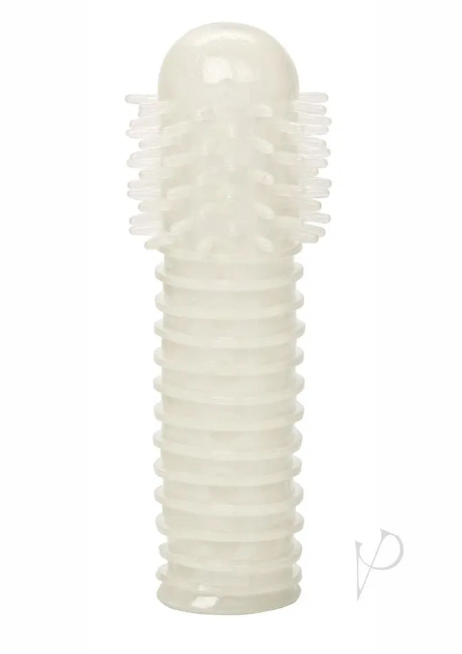 GlowInTheDark Reversible Penis Sleeve Clear Extensions Male Sex Toys GlowInTheDark Reversible Penis Sleeve Clear Extensions Male Sex Toys