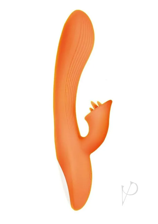 Goddess Female Sex Toys Goddess Lavish Desire Rechargeable Silicone Vibrator Orange