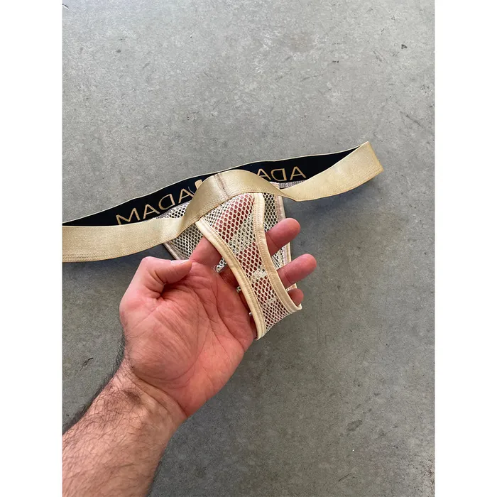 Gold Mesh Adam4Adam Thong Adam4Adam Vibrators
