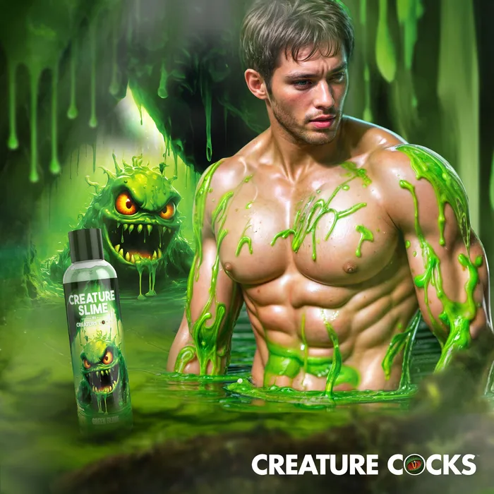 Green Creature Slime WaterBased Lubricant Creature Cocks Lubricants