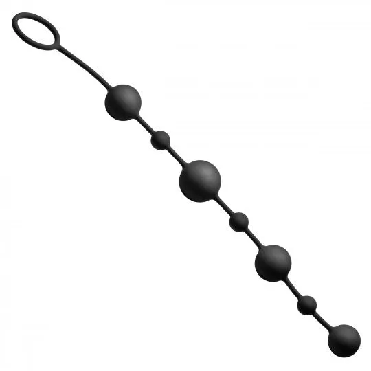 GreyGasm Male Sex Toys Linger Graduated Silicone Anal Beads