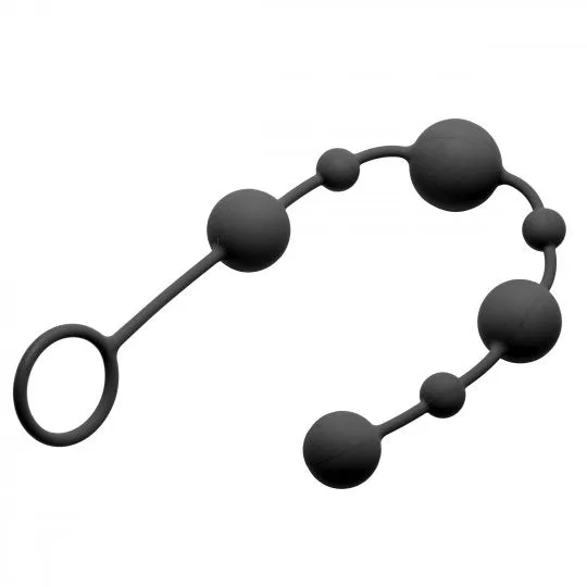 GreyGasm Male Sex Toys Linger Graduated Silicone Anal Beads