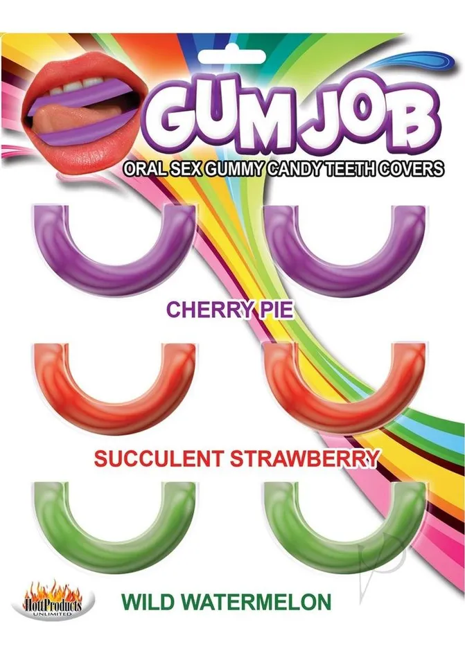 Gum Job Oral Sex Gummy Candy Teeth Covers Assorted Flavors 6 Pack Hott Products Enhancers