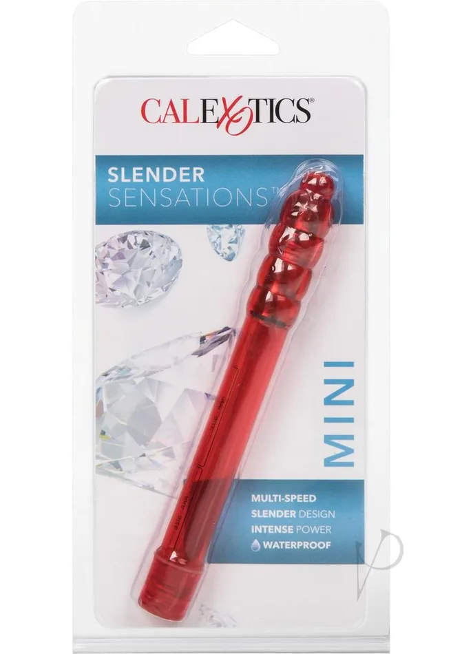 Hard Vibes Vibrators Slender Sensations Vibrator Red