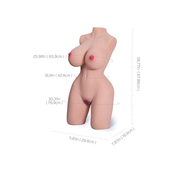 Honey Play Box Male Sex Toys Huge Breast Adult Torso Sex Doll