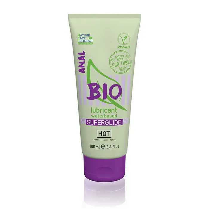 HOT BIO Water Based Anal Superglide Lubricant 100ml Wild Night Fantasies Lubricants