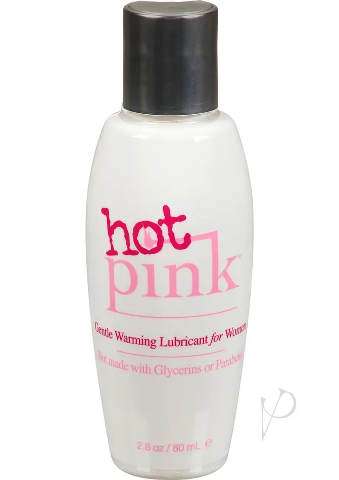Hot Pink Water Based Warming Lubricant 28oz Pink Vibrators