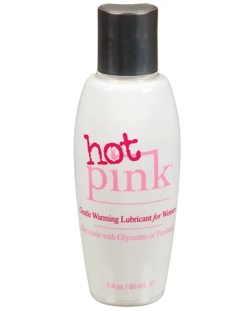 Hot Pink Water Based Warming Lubricant 28oz Pink Vibrators