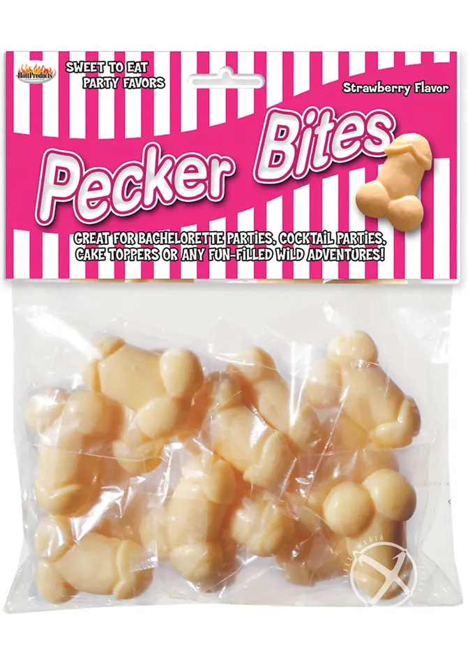Hott Products Dildos Pecker Bites Candy Strawberry