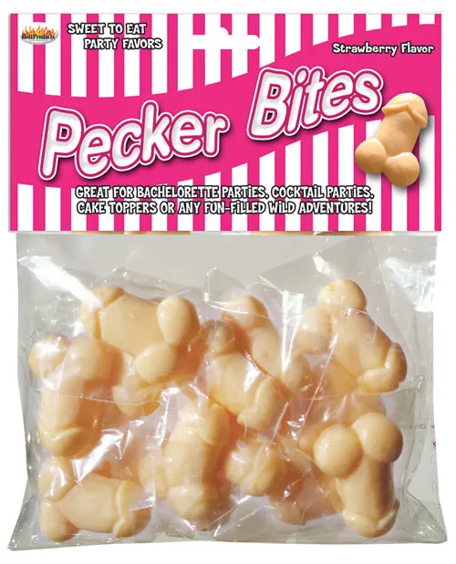 Hott Products Dildos Pecker Bites Candy Strawberry Hott Products Dildos Pecker Bites Candy Strawberry