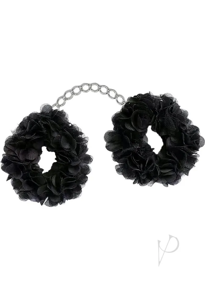Hott Products Vibrators Blossom Luv Cuffs Black