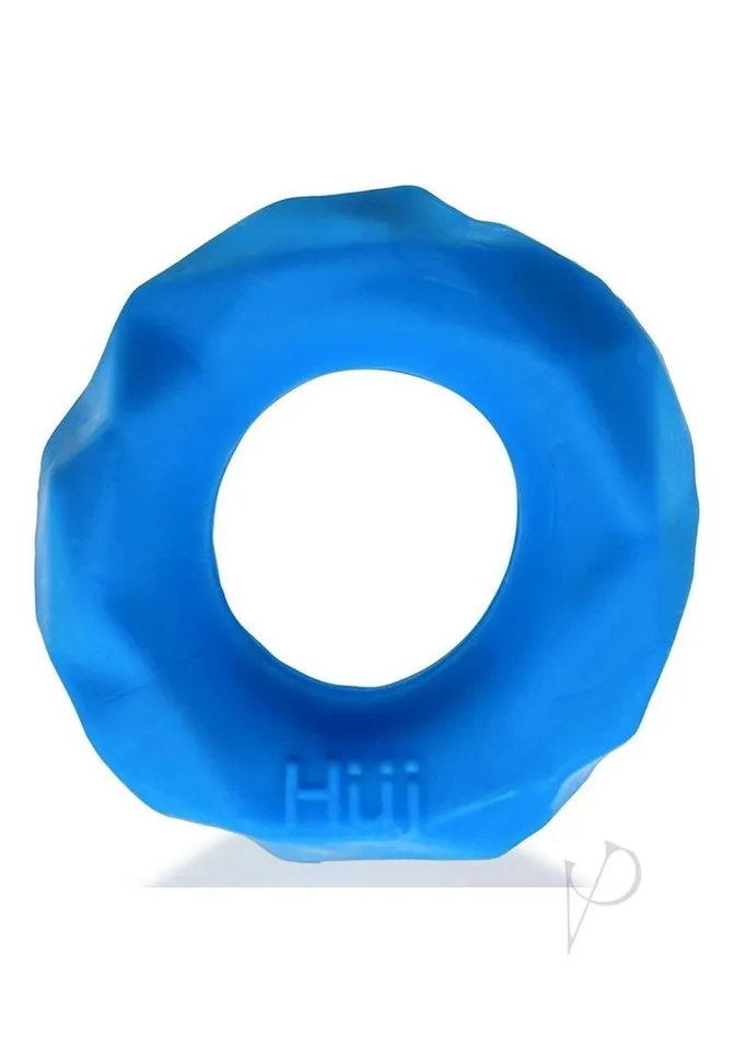 Hunkyjunk Vibrators Hunkyjunk Fractal Tactile Cockring Teal Ice