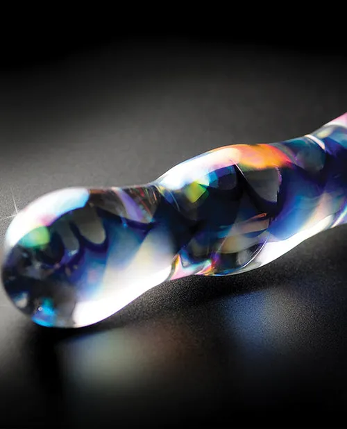 Icicles Icicles No 8 Beaded Glass Dildo 7in ClearBlue Dildos