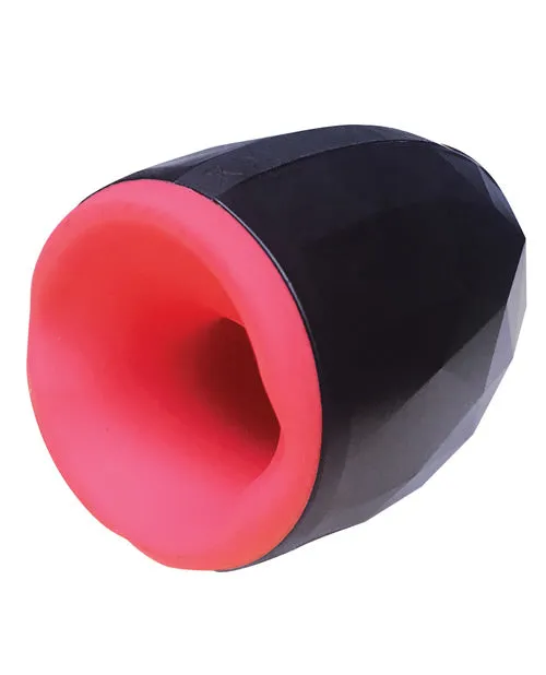 Imale Ninja Heating Vibrating Oral Simulator Masturbator Black Red Male Sex Toys