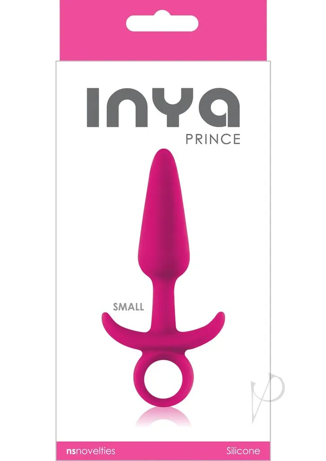 Inya Prince Silicone Butt Plug Small Pink Inya Anal