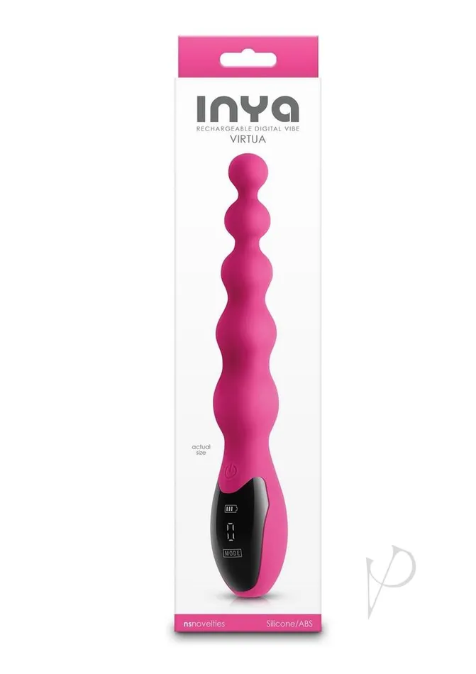 Inya Vibrators Inya Virtual Rechargeable Silicone Vibrator Pink