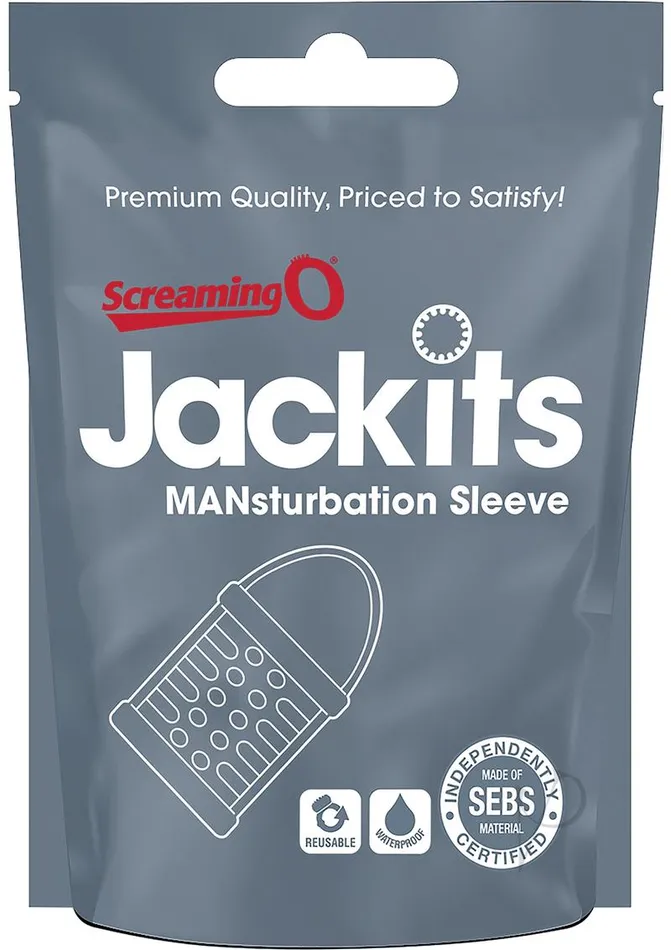 Jackits Jackits Mansturbation Sleeve Clear Male Sex Toys