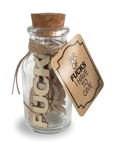Jar of Fuck I have to Give 15 Each per Jar Candyprints Party Anal