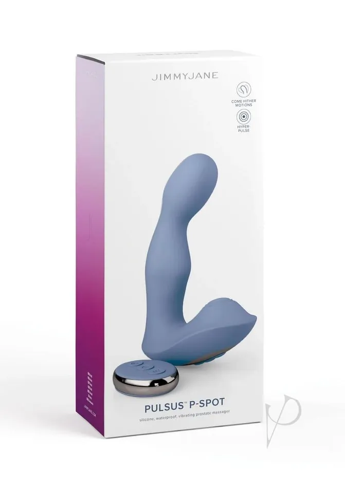 JimmyJane Pulsus PSpot Rechargeable Silicone Dual Stimulator with Remote Control Blue Jimmyjane Female Sex Toys JimmyJane Pulsus PSpot Rechargeable Silicone Dual Stimulator with Remote Control Blue Jimmyjane Female Sex Toys
