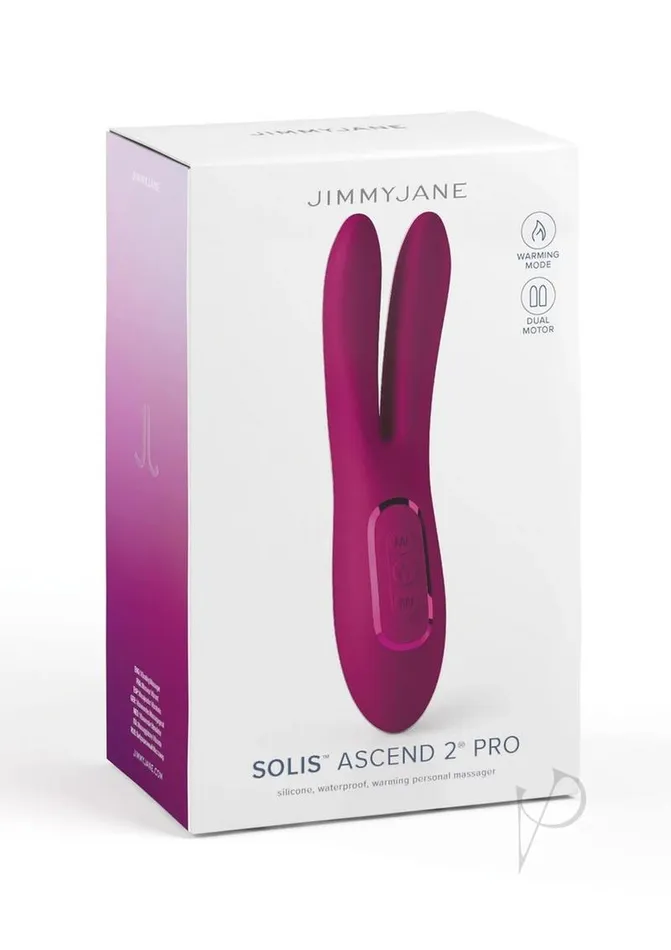 JimmyJane Solis Ascend 2 Pro Rechargeable Silicone Warming Vibrator Purple Jimmyjane Female Sex Toys JimmyJane Solis Ascend 2 Pro Rechargeable Silicone Warming Vibrator Purple Jimmyjane Female Sex Toys