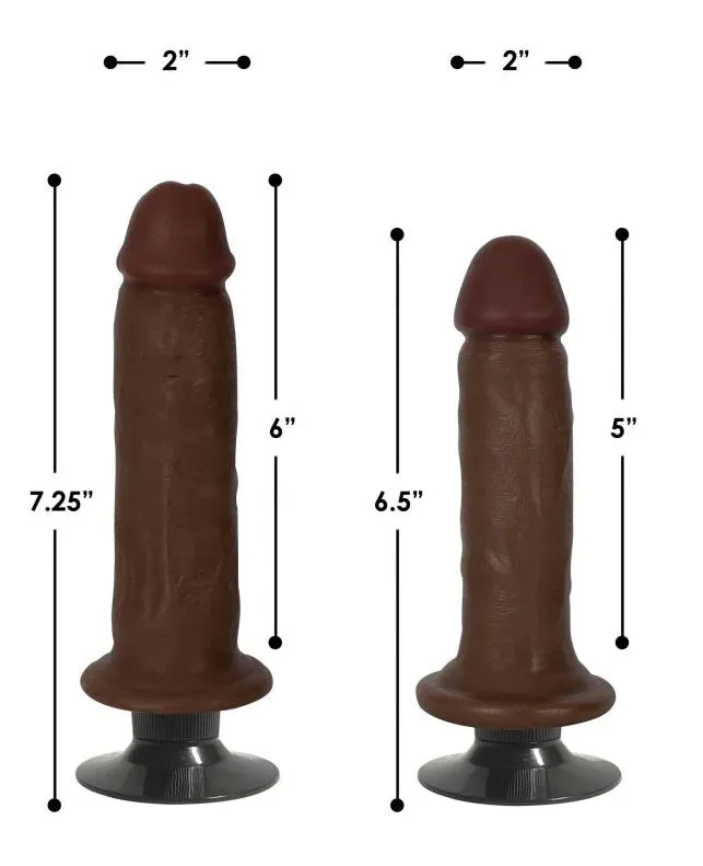Jock Dark Vibrating Dildo Curve Toys Dildos