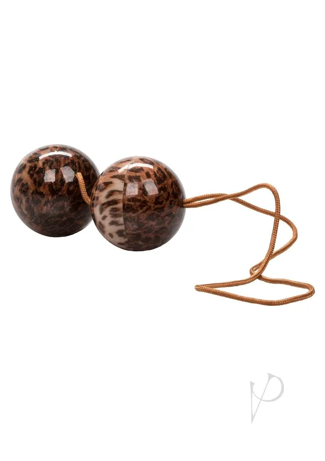 Kegel Female Sex Toys The Leopard Duotone Kegel Balls Animal Print